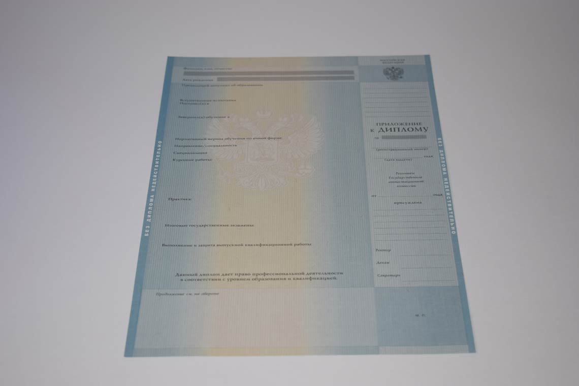 Приложение диплома Бакалавра в Невинномысске 2011-2013