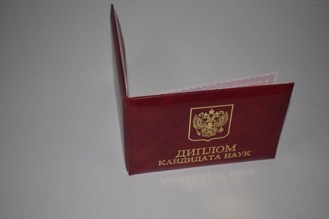 Диплом Кандидата Наук 2013-2016 в Невинномысске корка