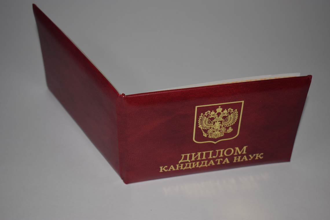 Диплом Кандидата Наук 2017-2025 в Невинномысске корка
